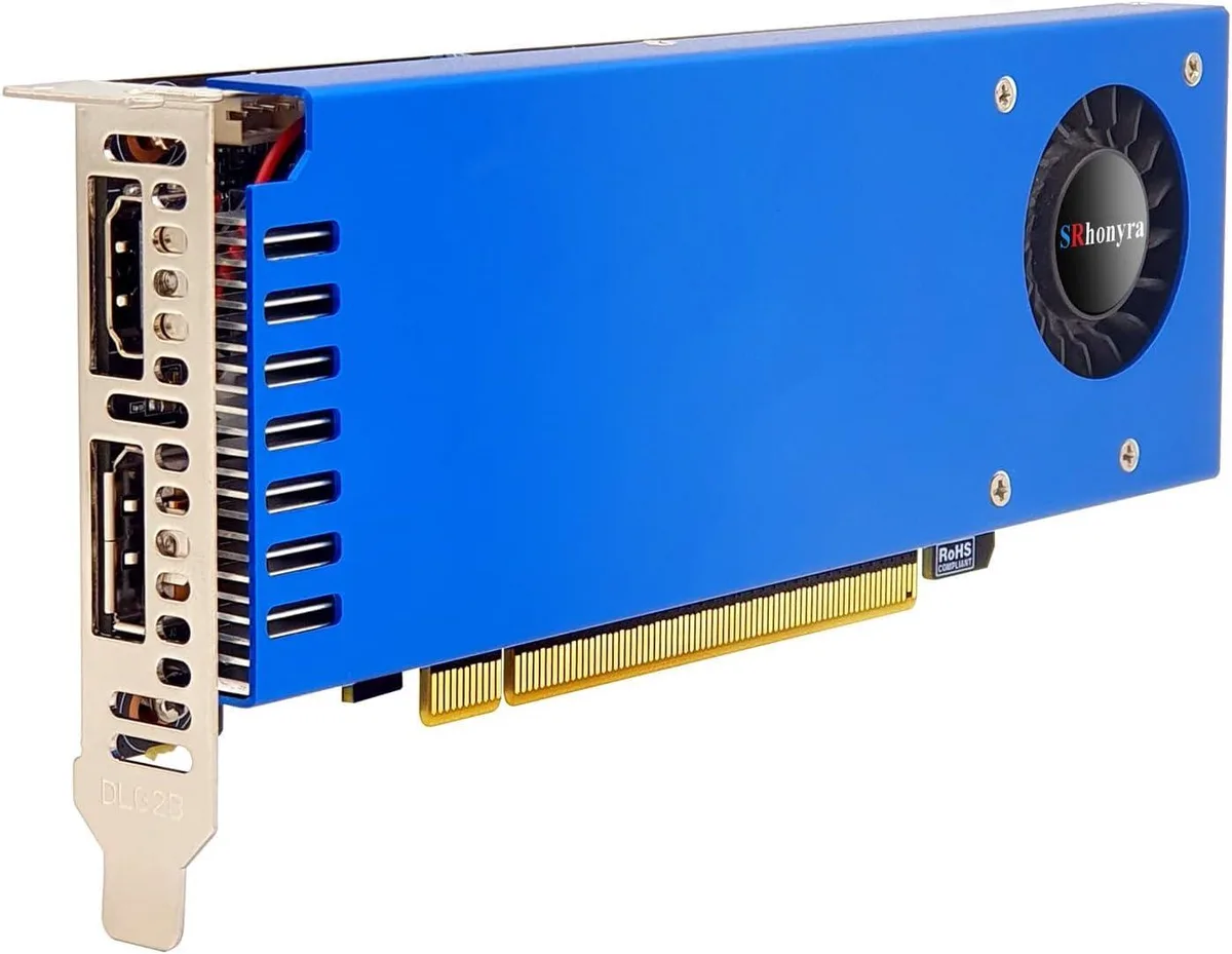 SRhonyra SRhonyra RTX 3050 6GB Single Fan Low Profile graphics card — product photo