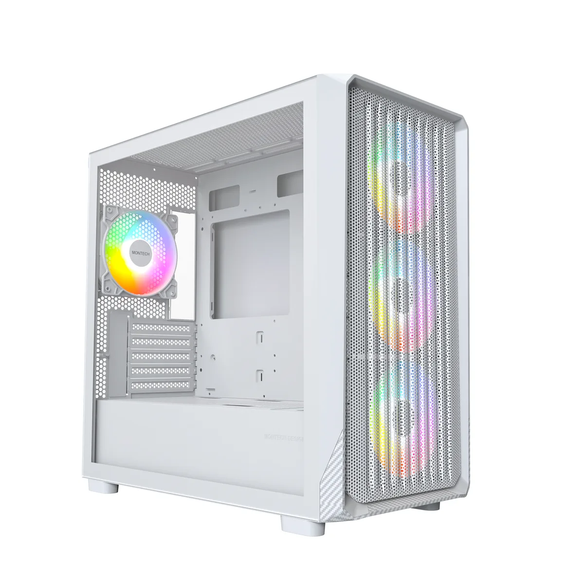 Montech Montech X5M (W) PC Case White Micro ATX 4x120mm ARGB Fans — product photo