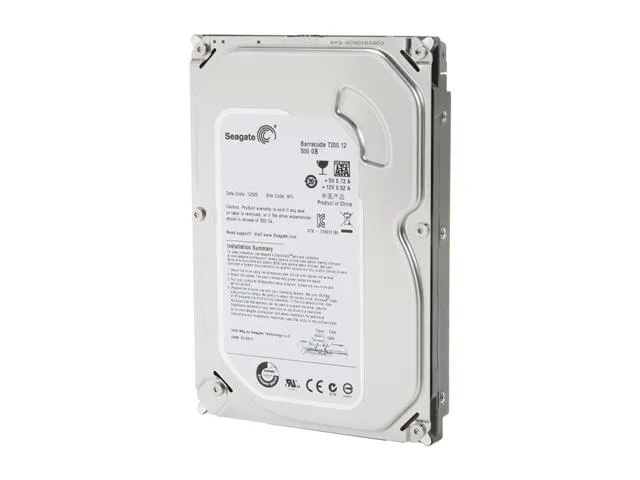 Twenty bare 3.5 inch SATA hard drives in anti-static bags