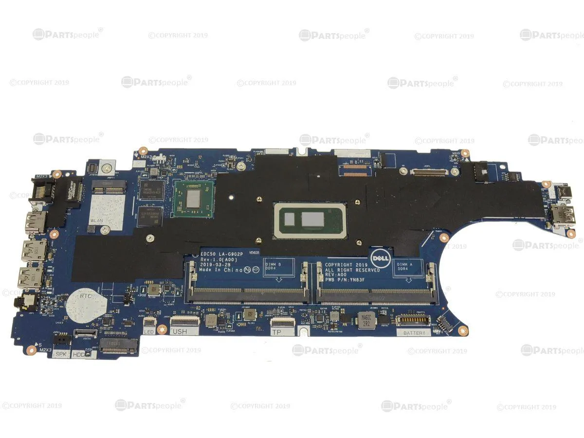 Dell Precision 3540 motherboard with i7-8565U and Radeon Pro WX2100