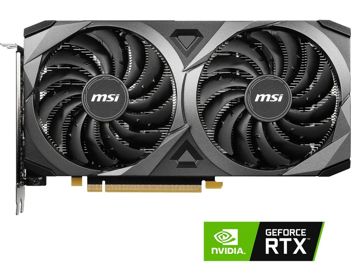 MSI MSI Ventus GeForce RTX 3060 Ti 8GB graphics card — 商品写真