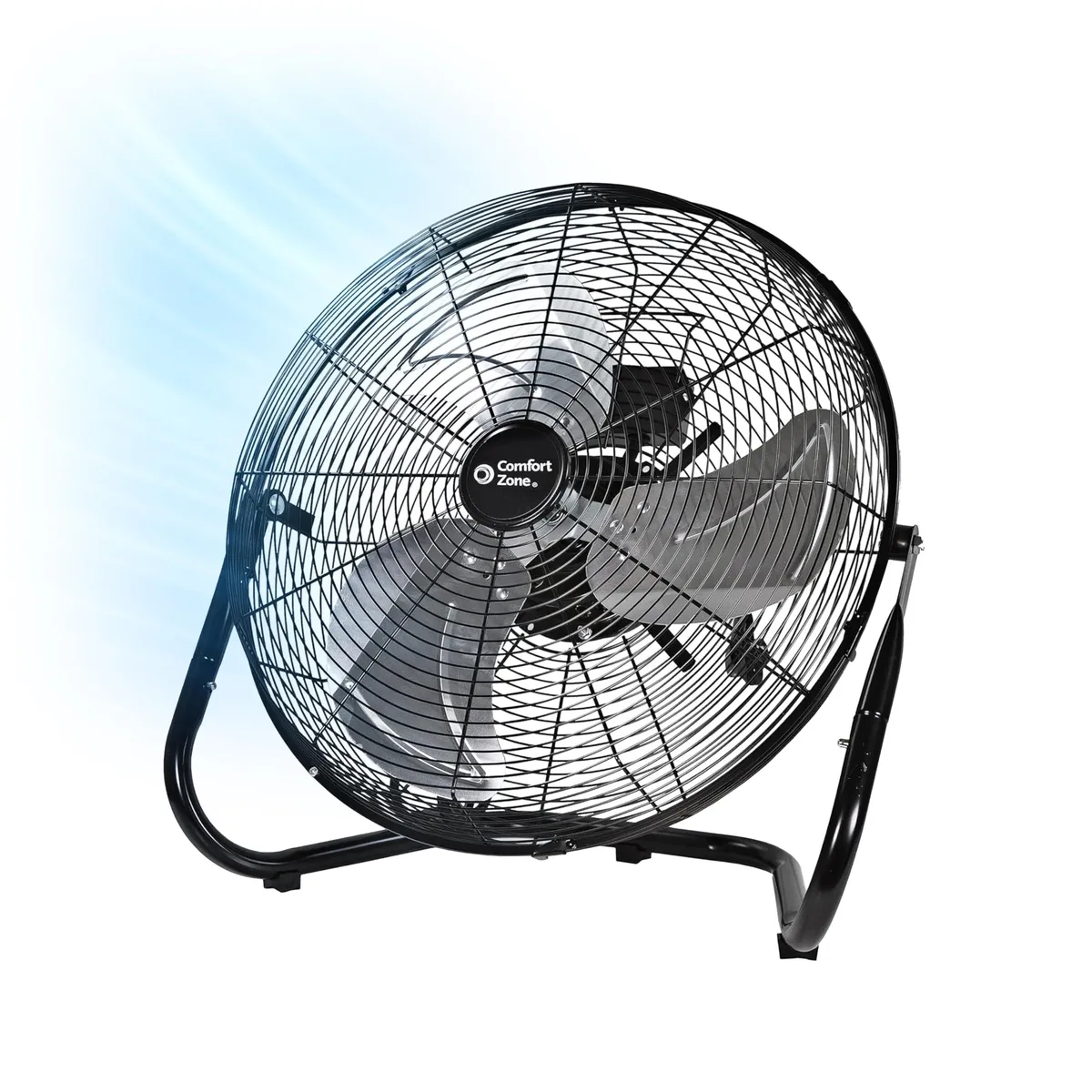 Meterk 18-Inch Industrial Floor Fan 3-Speed 180° Tilt 1012 CFM 1512 RPM 120/240V 20A — foto produk