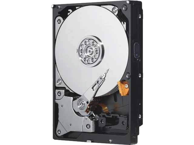 Silver 2.5 inch SAS enterprise SSD with green circuit board and silver label