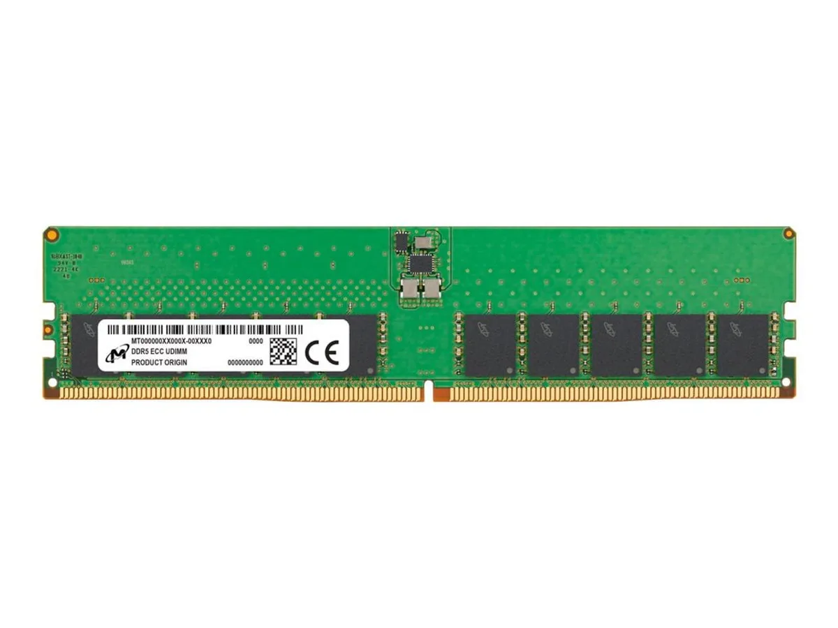 Crucial Crucial MTC20C2085S1EC56BR 32GB DDR5 5600 CL46 ECC unbuffered server RAM — 제품 사진