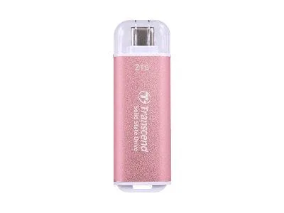 Transcend Transcend ESD300 portable SSD 1 TB rosy pink — produkto nuotrauka