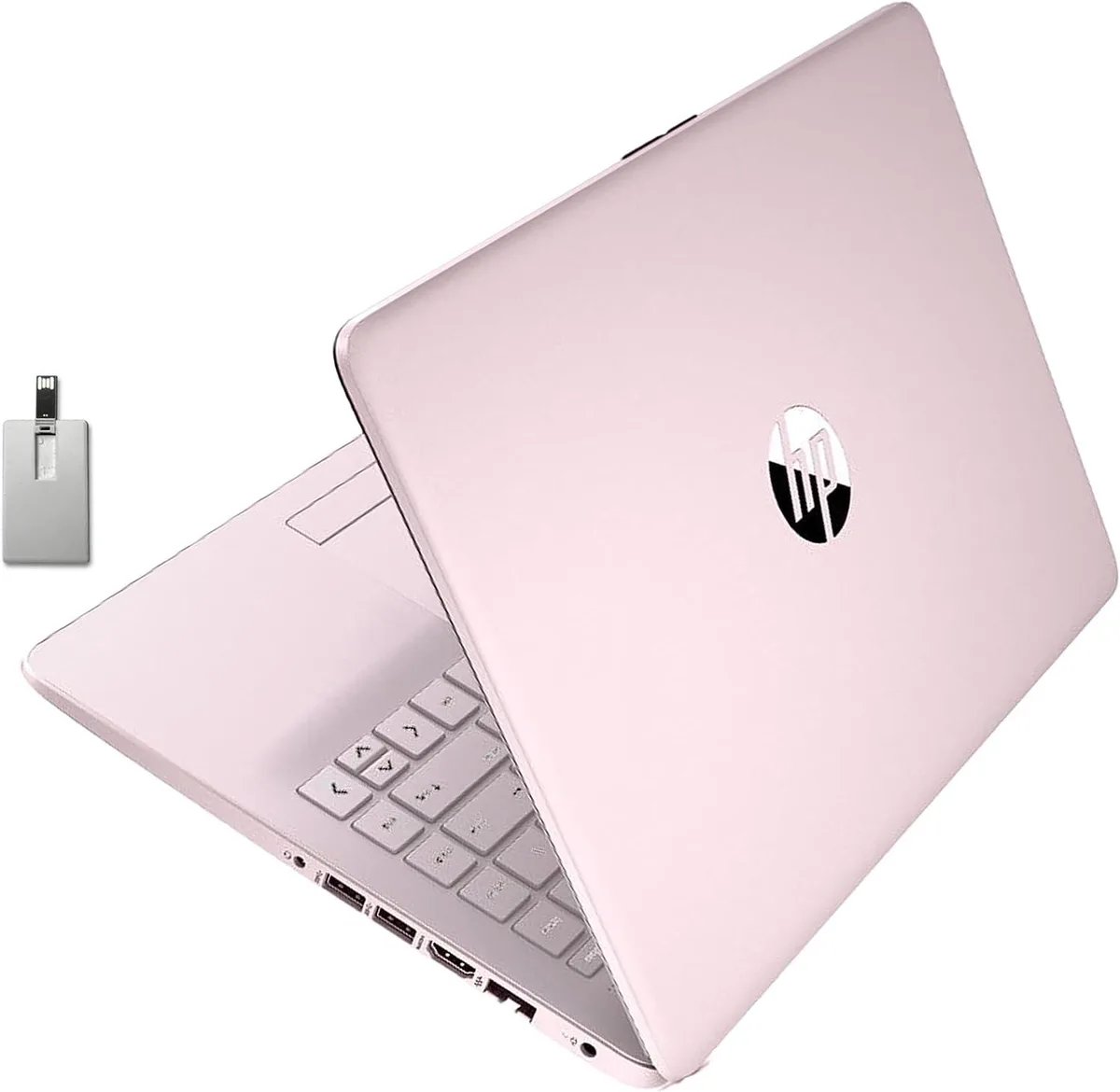 HP HP Stream 14 laptop Celeron N4120 4GB 64GB Pink Windows 11 S 32GB USB — photo du produit