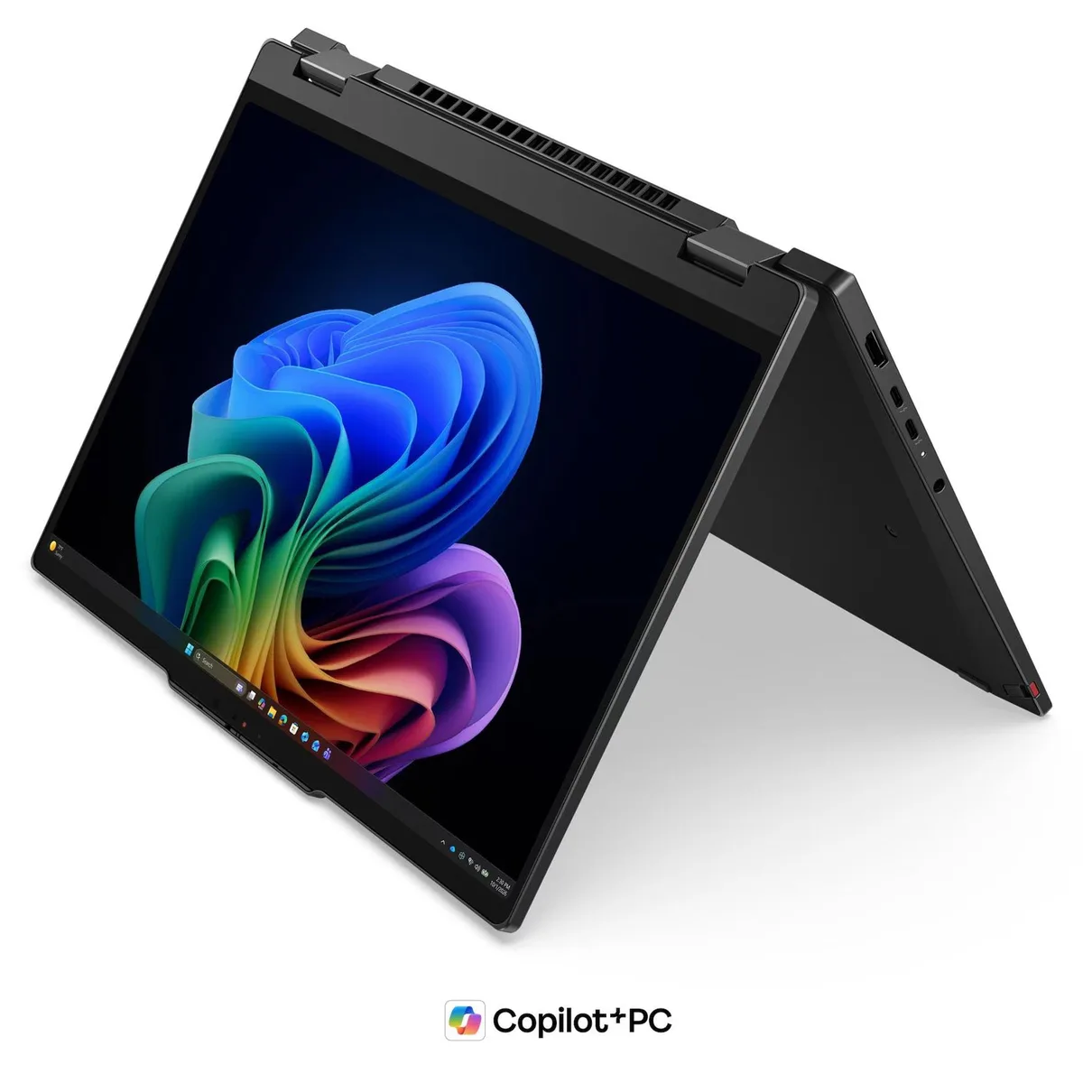 Eclipse Black ThinkPad T14s 2-in-1 laptop with 14 inch screen and garaged pen