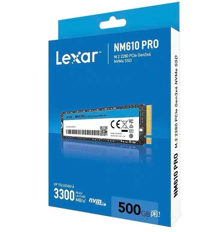 Lexar Lexar NM610 PRO 500GB M.2 2280 internal SSD — product photo
