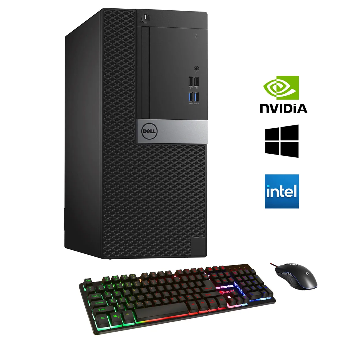 Dell OptiPlex 7040 Tower desktop PC in black finish