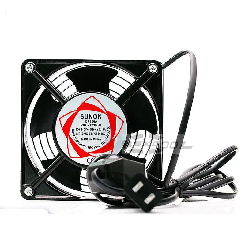 SXDOOL SXDOOL DP200A 120mm 220-240V AC case fan 2650 RPM 78 CFM 36 dBA — foto produk