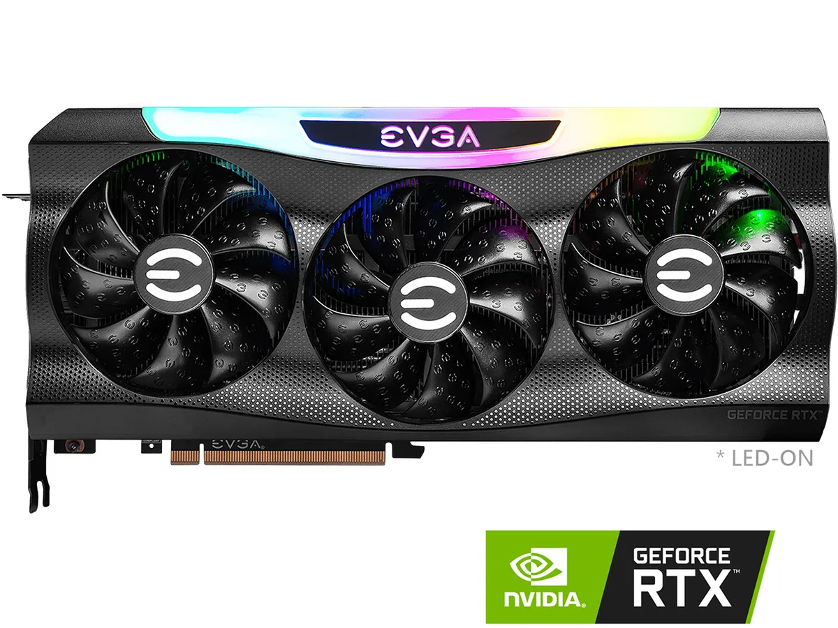 EVGA EVGA GeForce RTX 3070 Ti FTW3 Ultra 08G-P5-3797-KL graphics card — photo du produit