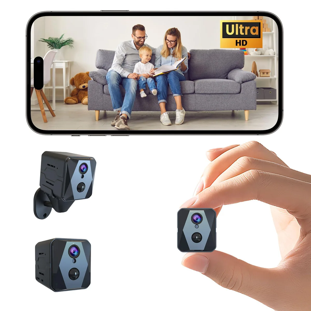  Clover F13 4K Wireless Surveillance 140° 100-Day Standby 128GB 2.4GHz — product photo