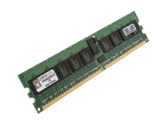 Kingston Technology Corp. Kingston Technology Corp. KVR400D2D8R3/2G 2GB DDR2 400 ECC Registered server RAM — 제품 사진