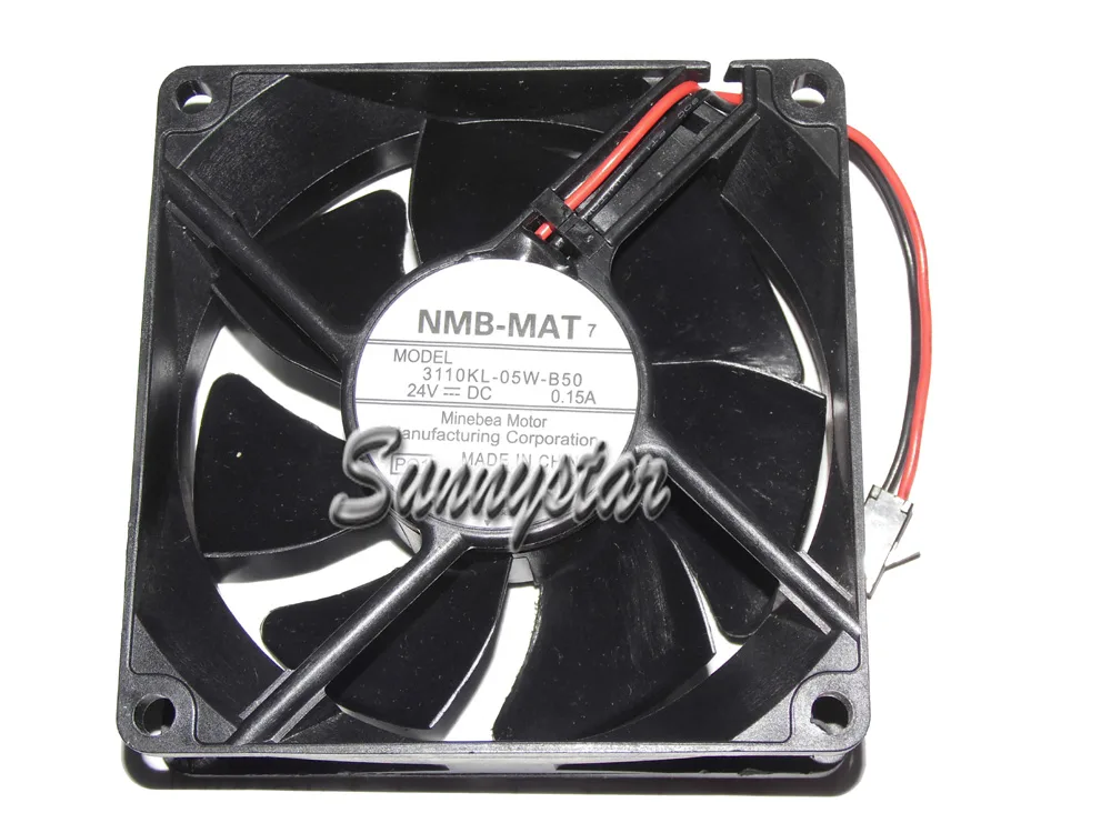 Zyvpee Zyvpee 3110KL-05W-B50 80*25mm 24V 0.15A 2-pin case fan — 제품 사진