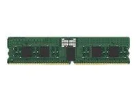 Green printed circuit board with black memory chips and gold 288-pin edge connector
