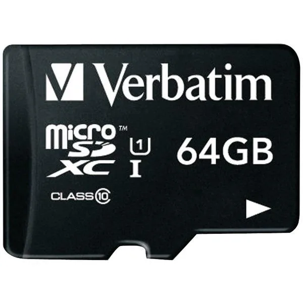 VERBATIM VERBATIM 44084 64 GB microSDXC Class 10 with Adapter — fotografija proizvoda