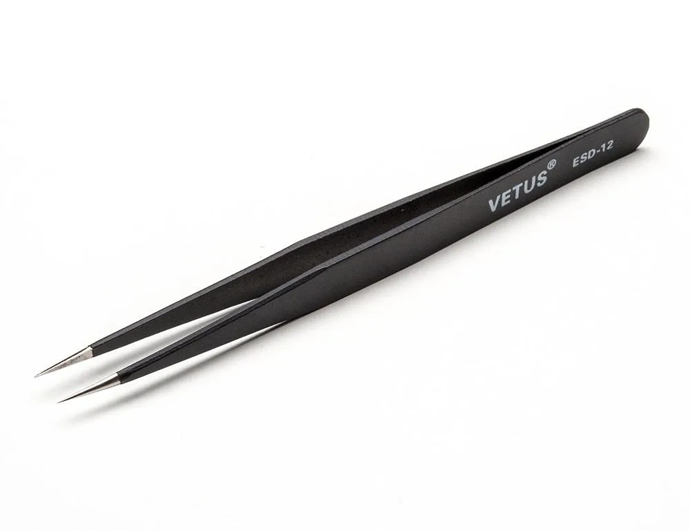 Adafruit Adafruit ADA-421 Fine Tip Straight Tweezers ESD Safe 135mm — صورة المنتج