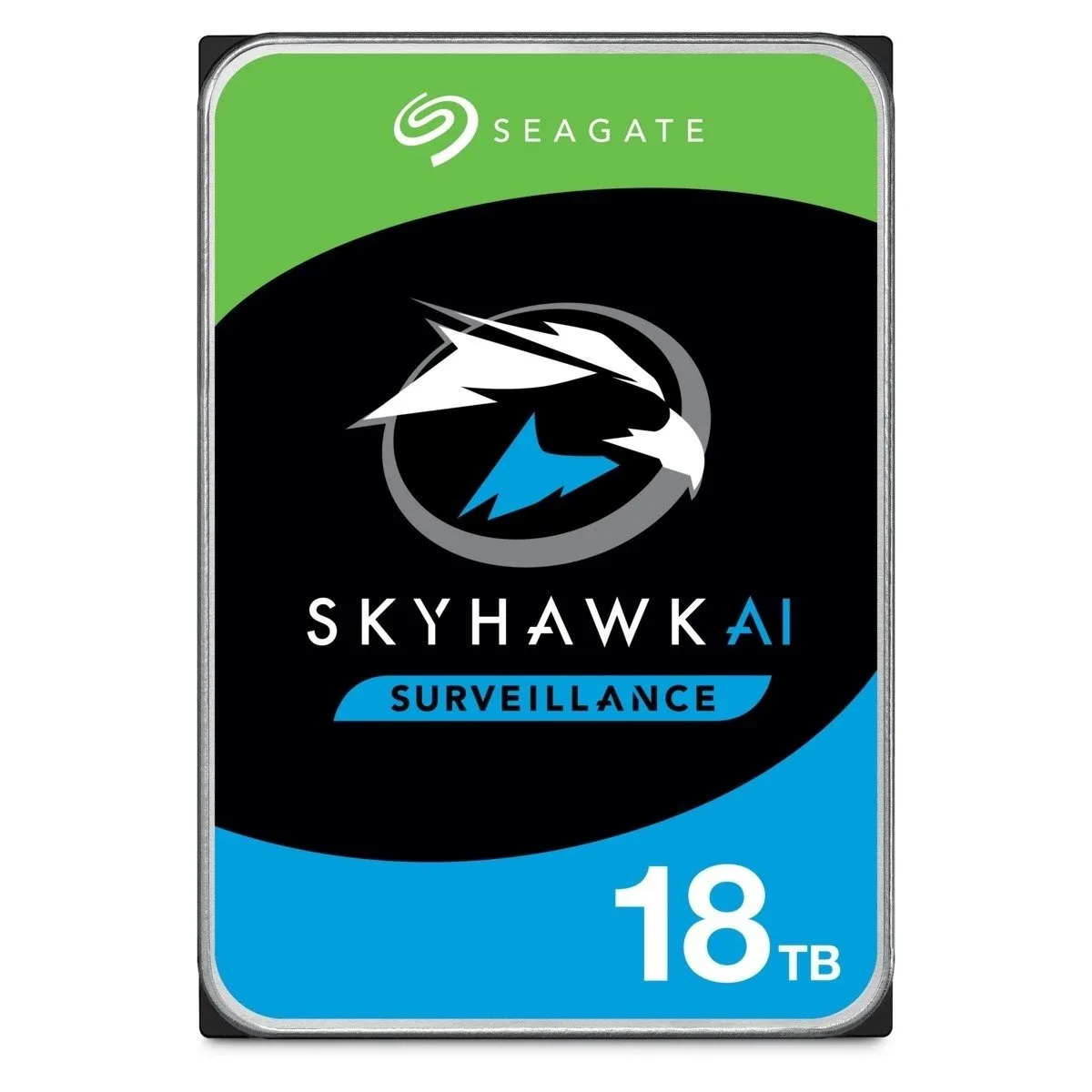 Seagate Seagate SkyHawk AI ST18000VE002 18 TB 3.5" internal hard drive — product photo