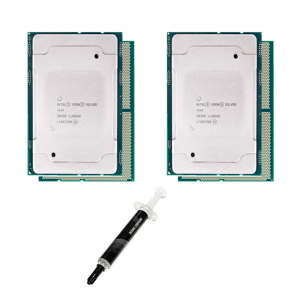 Intel Intel Xeon Silver 4114 server processor 2.20 GHz 10-core Matched Pack of 2 — photo du produit