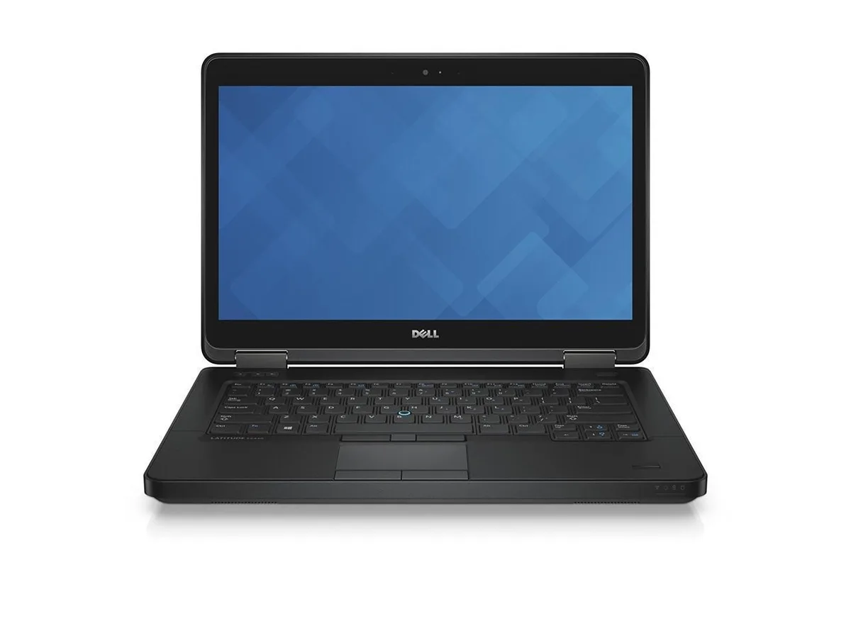 Black 14 inch Dell Latitude E5440 laptop with HD+ display and DVD drive