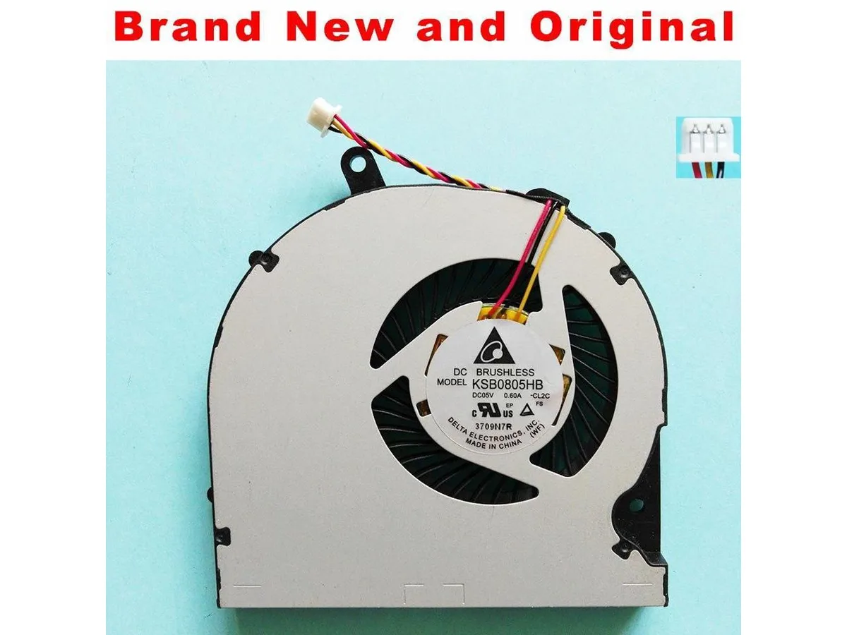 Fans Fans CPU Cooler for Delta KSB0805HB -CL2C DC 5V .6A — produktfoto