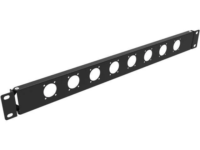 LORDWORLD LORDWORLD 1U Hinged Rack Panel 8D XLR HDMI 19 inch — termékfotó