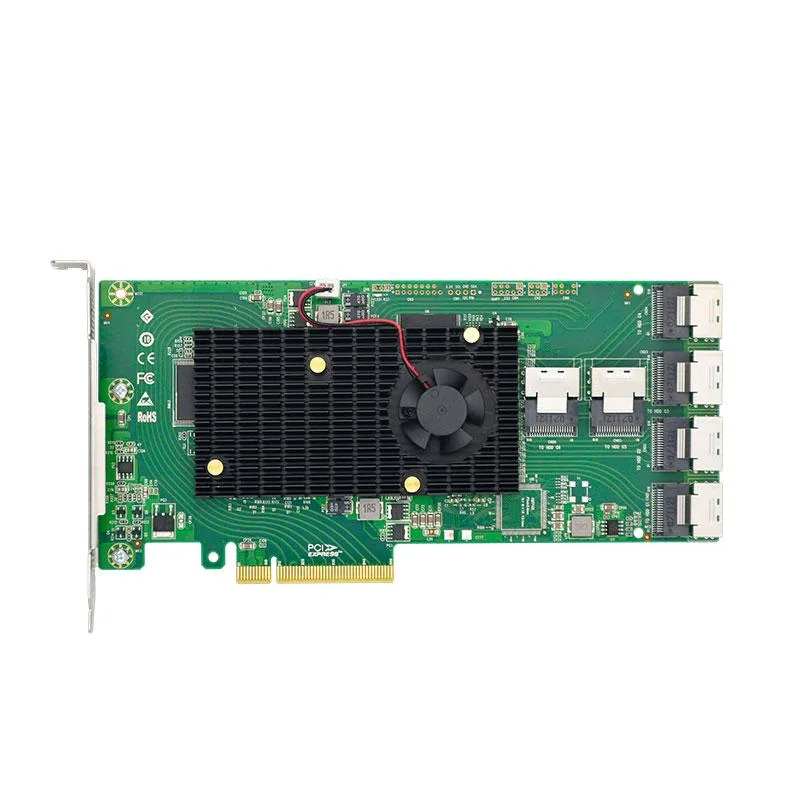 eshinreal eshinreal PCIe x8 24 Port SFF-8087 SAS 2.0 Expansion Card — foto del prodotto