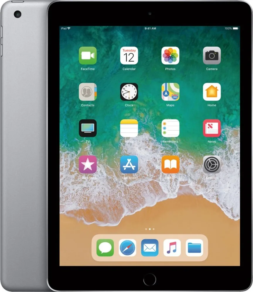 Apple Apple iPad 9.7" 5th Gen 32GB MP2F2LL/A A1822 (Wi-Fi) Space Gray — product photo