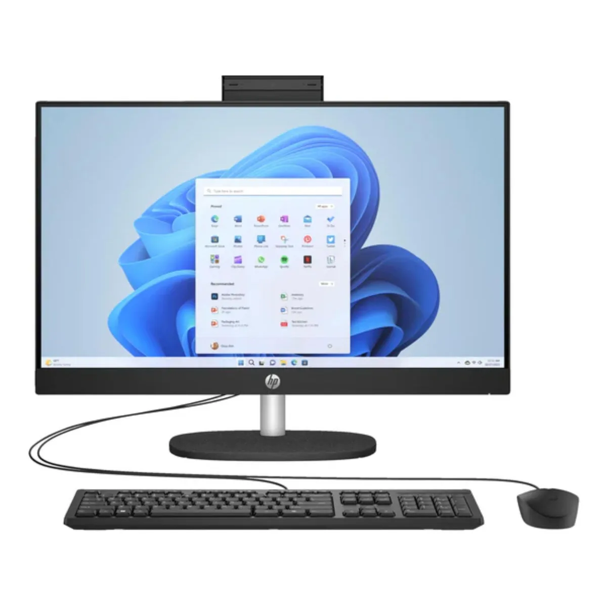 HP HP 24-CR1000T all-in-one PC Intel Core Ultra 7 155U 16 GB 1 TB SSD 23.8" FHD IPS Black — ภาพสินค้า
