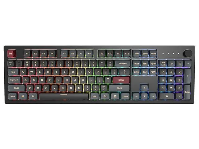 Montech Montech MK105DR Gaming Keyboard Red Switch Darkness — 商品写真