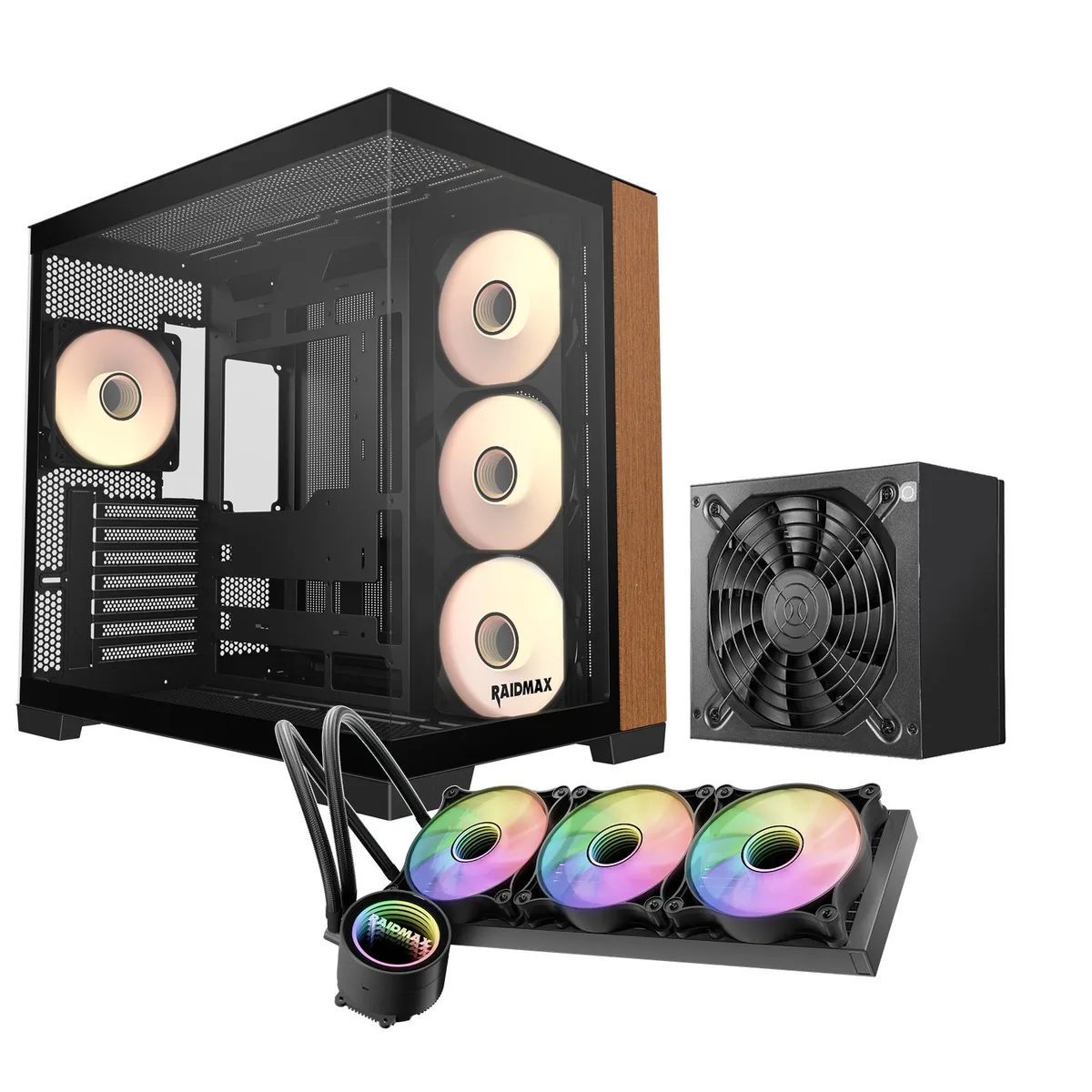 Raidmax Raidmax Infinita I610 Shadow Series Green PC case — product photo
