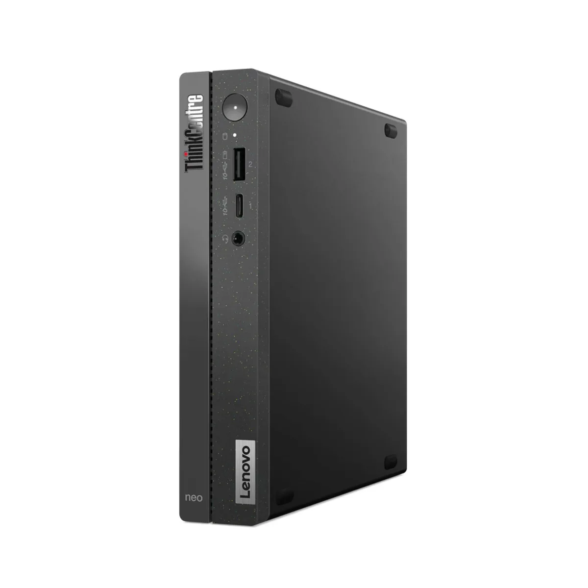 Small black rectangular desktop computer, tiny form factor