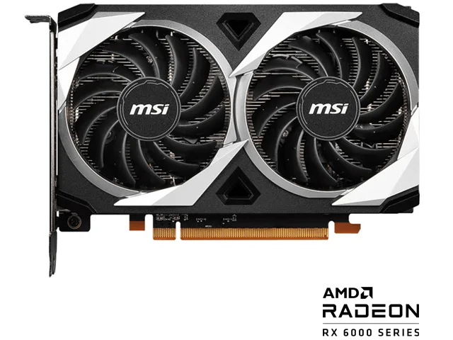 MSI MSI RX 6500 XT MECH 2X 4G graphics card — product photo