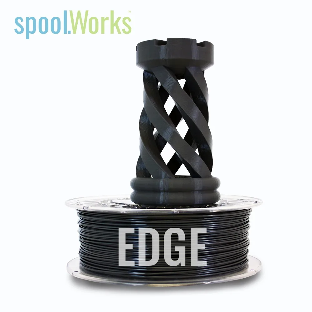 E3D Online E3D Online spoolWorks EDGE Filament 1.75mm 2.3kg Very Black30 — foto del prodotto