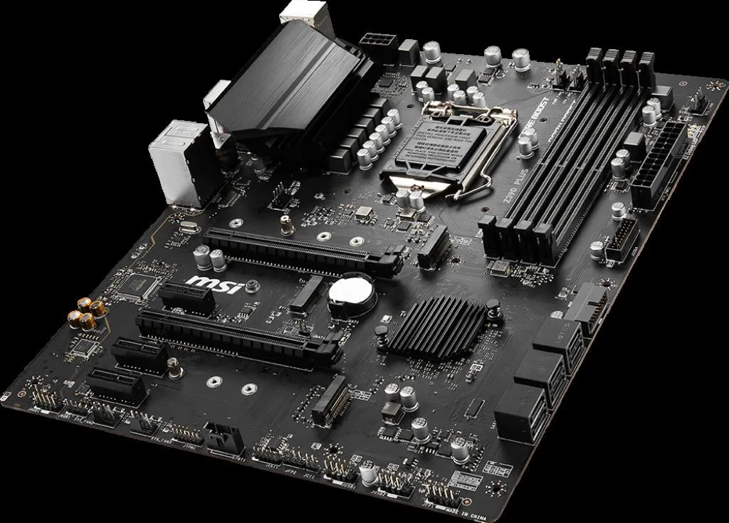 MSI MSI Z390 PLUS LGA 1151 Intel motherboard DDR4 128GB PCI-E 3.0 2×M.2 HDMI USB3.1 Core i7 9700KF 9700K — product photo