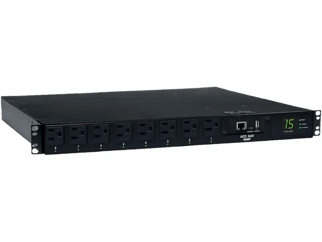 Tripp Lite Tripp Lite PDUMH15ATNET PDU 1.4kW 120V 15A 8x 5-15R 2x 5-15P 12ft 1U — fotografija proizvoda