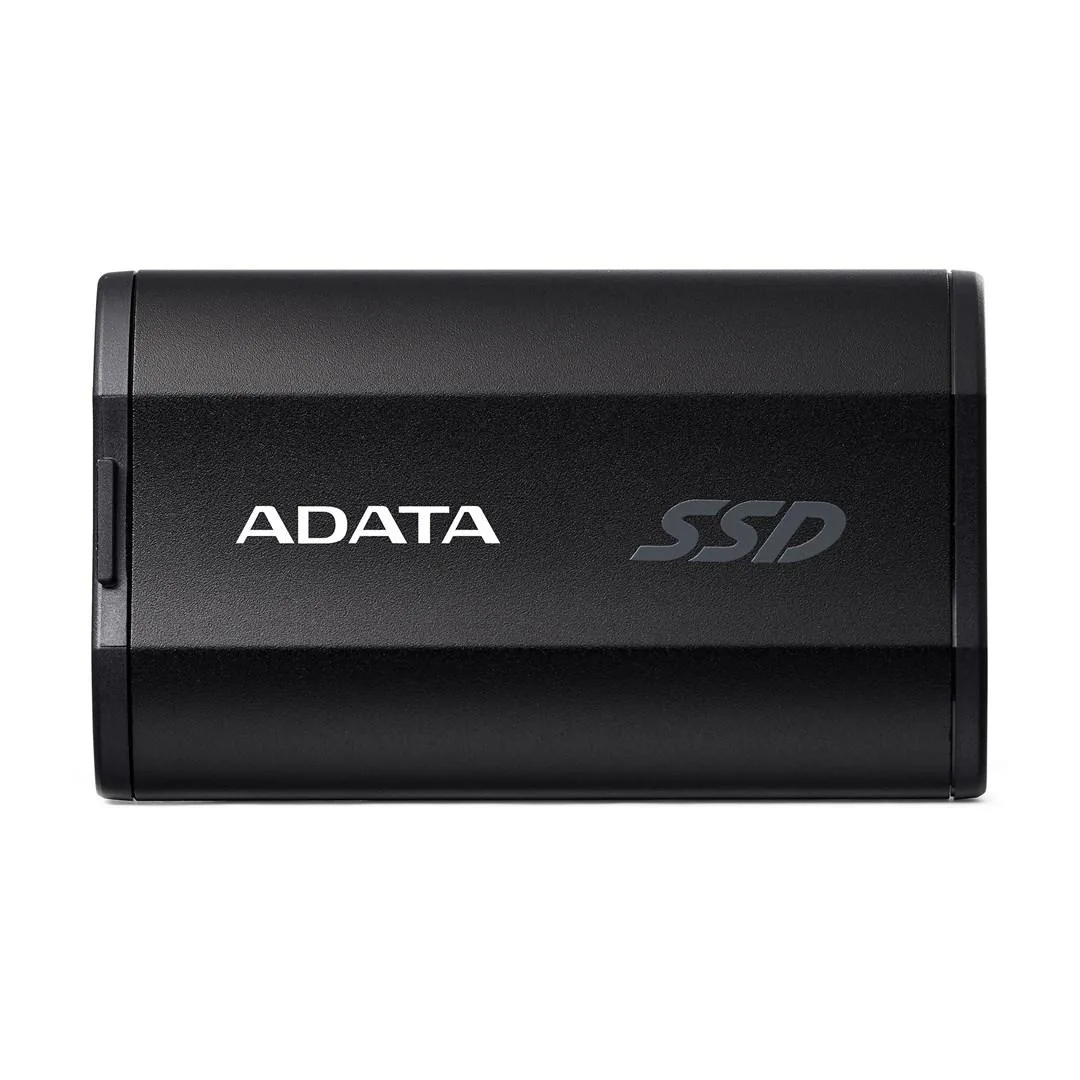 Rectangular black SSD labelled ADATA SD810 4 TB