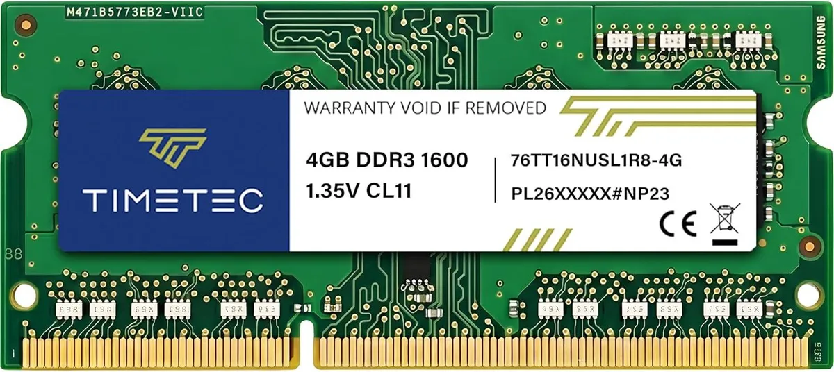 Timetec Timetec 4GB DDR3L/DDR3 1600MHz CL11 204-Pin SODIMM laptop RAM — foto produk