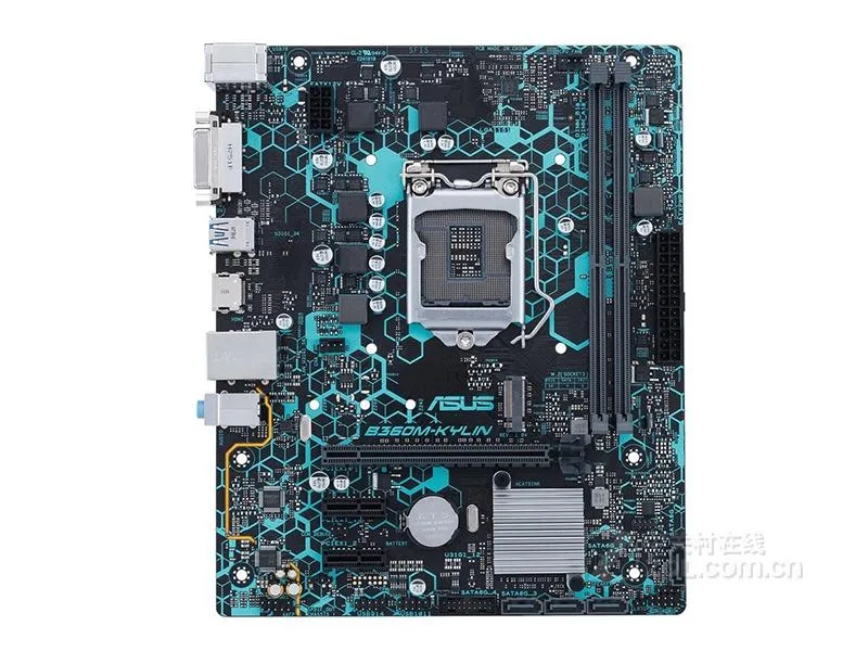 Green Micro ATX motherboard with silver LGA 1151 socket and black DDR4 slots