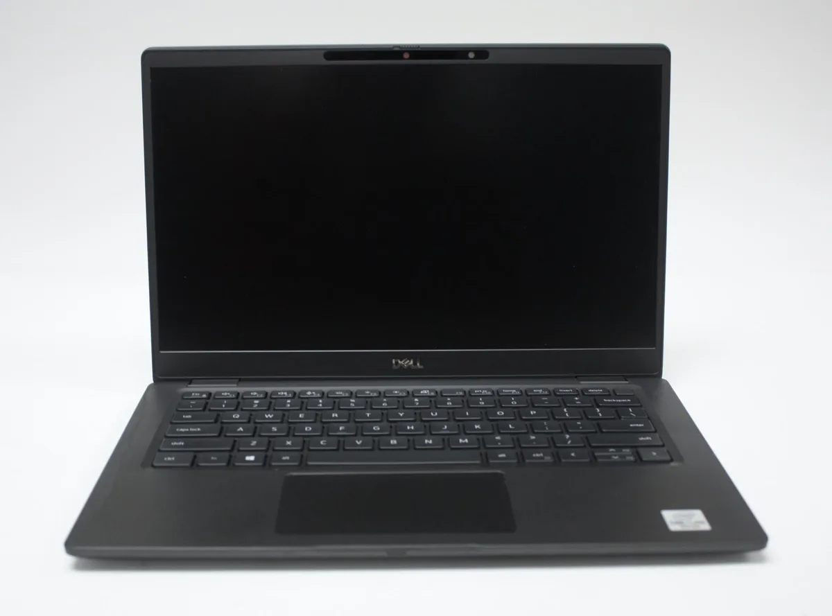 Silver Dell Latitude 7310 laptop with 13.3 inch touchscreen, backlit keyboard, webcam and USB-C ports