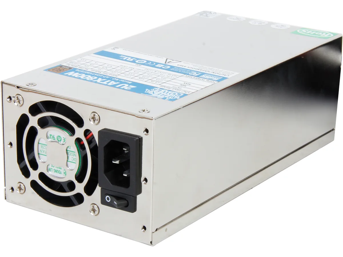 Athena Power Athena Power AP-U2ATX80FEP8 800W 2U server power supply — صورة المنتج