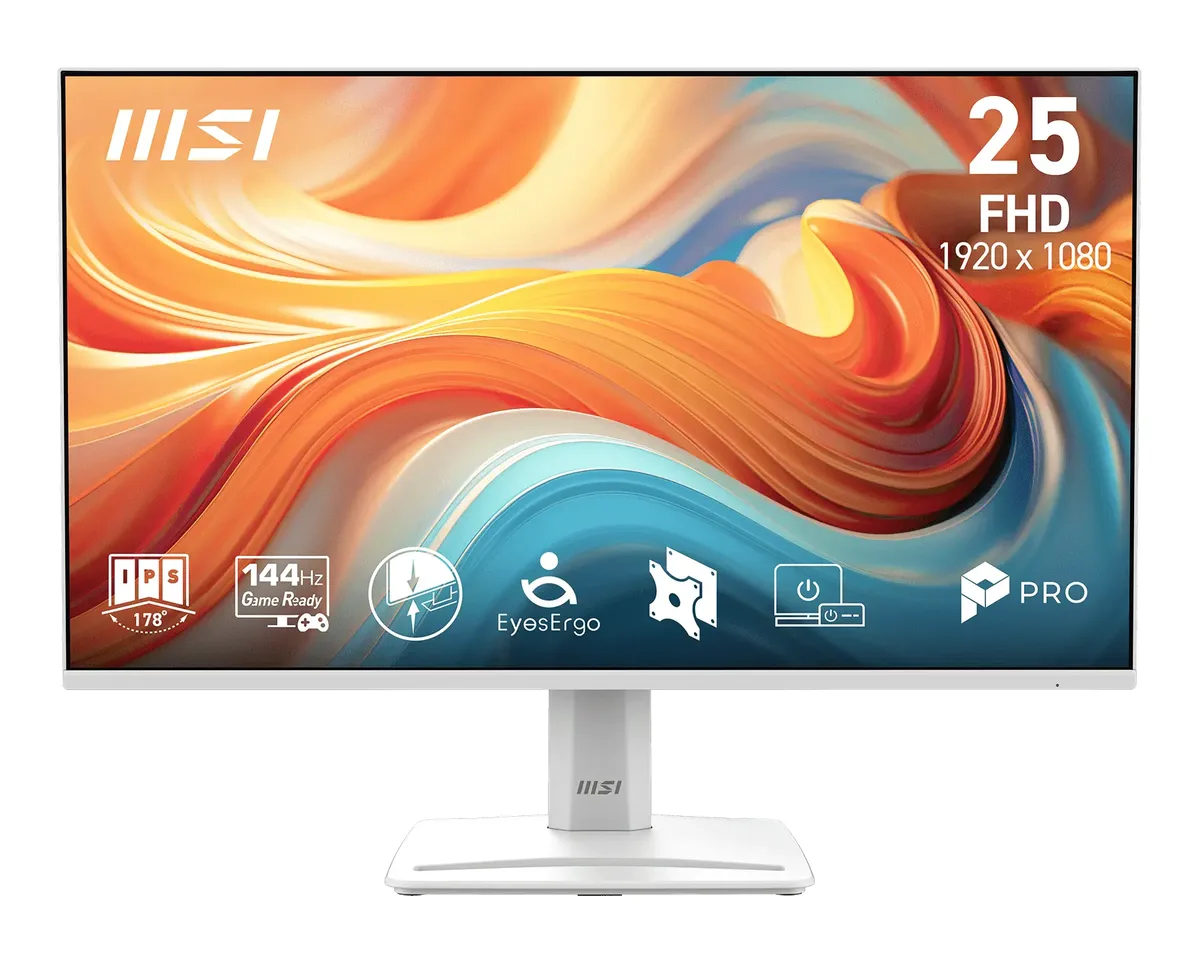 MSI MSI PRO MP251W E14A 24.5" 144Hz IPS monitor — product photo