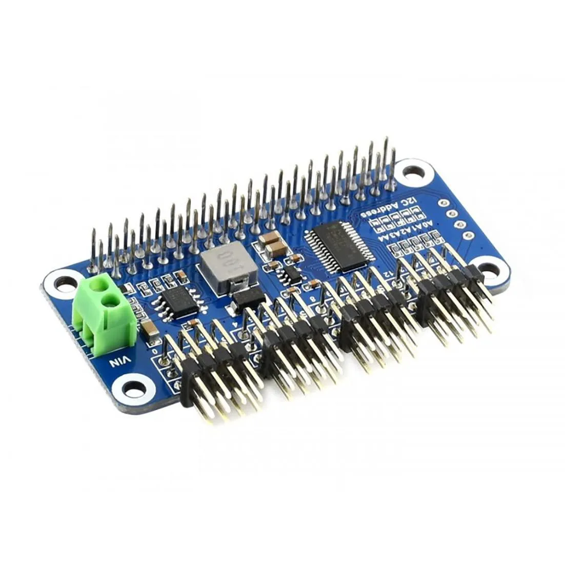 LORDWORLD LORDWORLD 16-Channel 12-Bit Servo Driver HAT Right Angle Pinheader development board — foto del prodotto