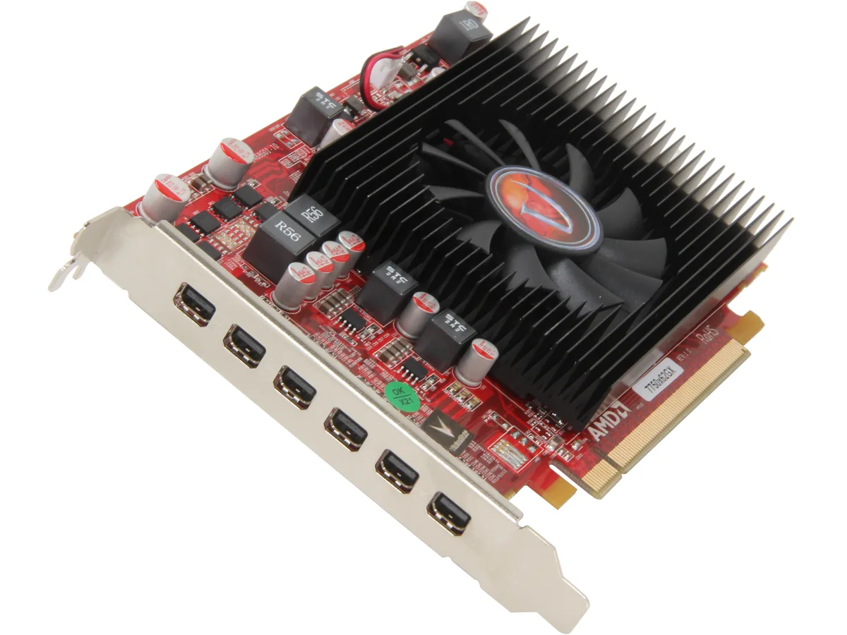 VisionTek VisionTek 900614 Radeon HD 7750 2GB GDDR5 6 Mini DP graphics card — photo du produit