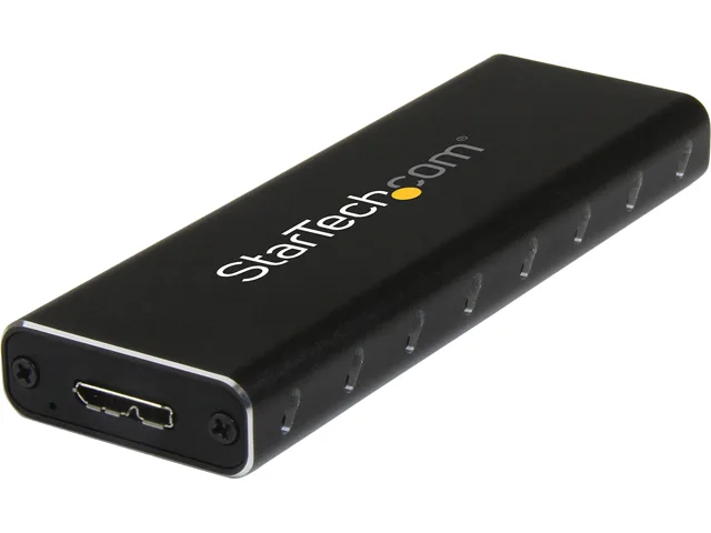 STARTECH STARTECH SM2NGFFMBU33 M.2 SATA drive enclosure USB 3.0 UASP aluminum — 商品写真