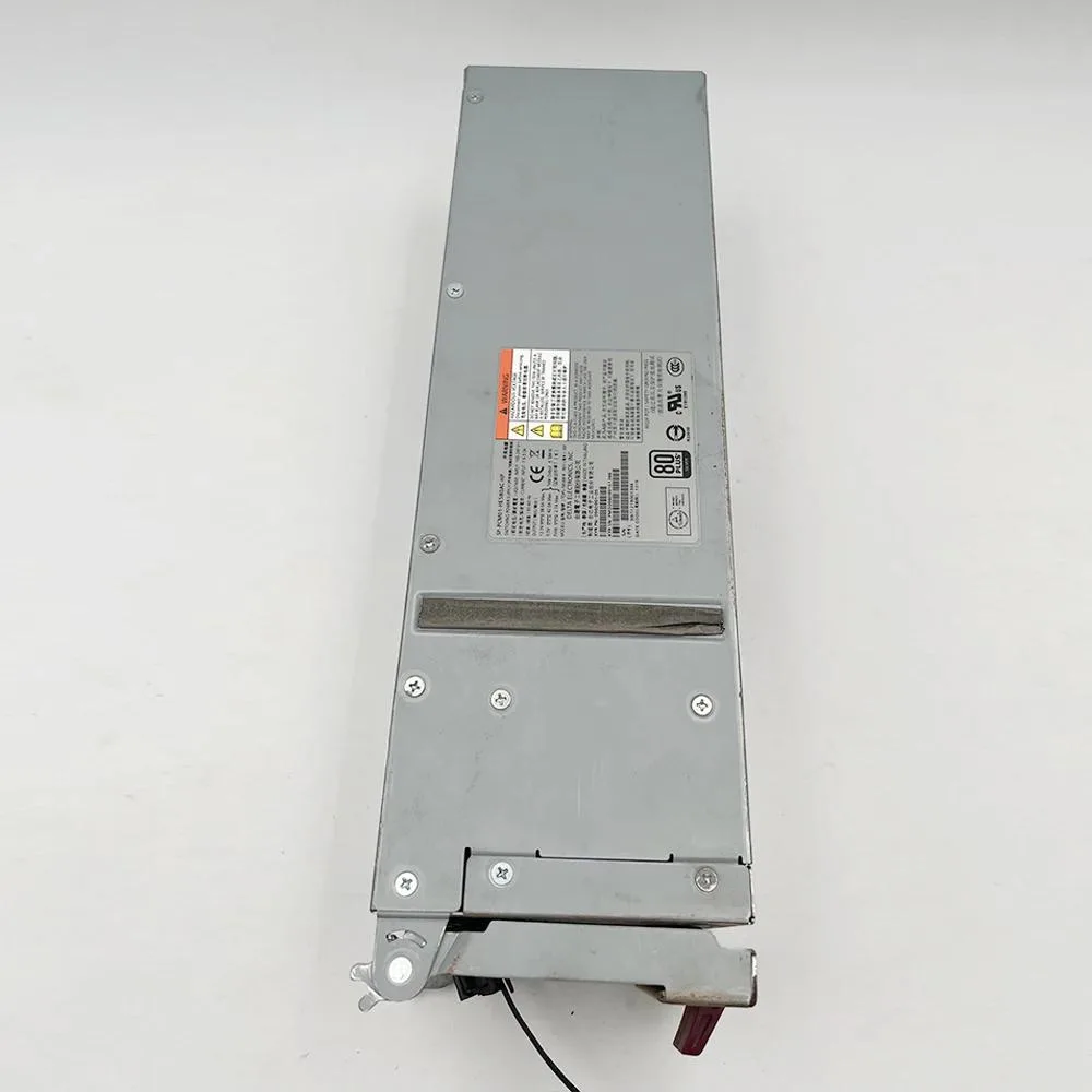 Rectangular ATX power supply unit in matte black finish