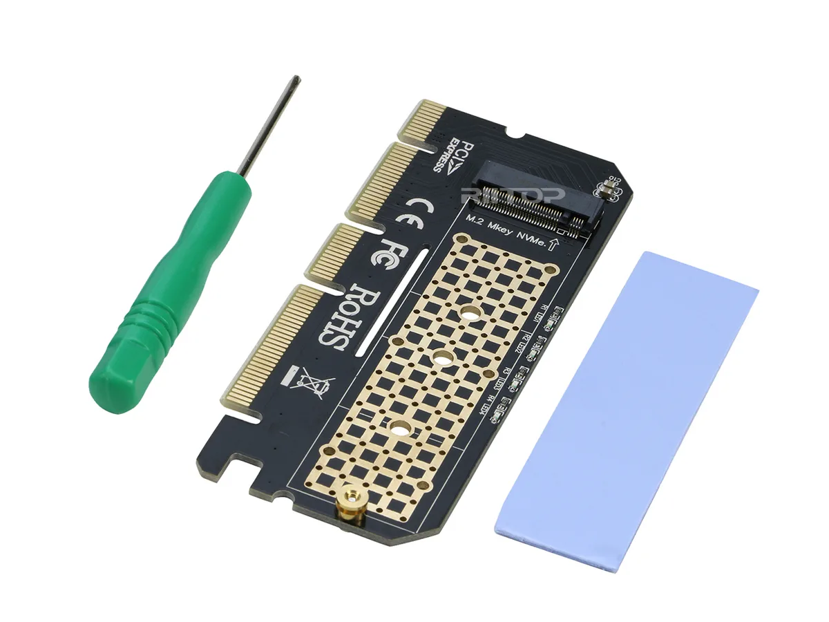 RIITOP RIITOP NVTPCE16XB M.2 NVMe to PCIe 3.0 x16 adapter card — product photo