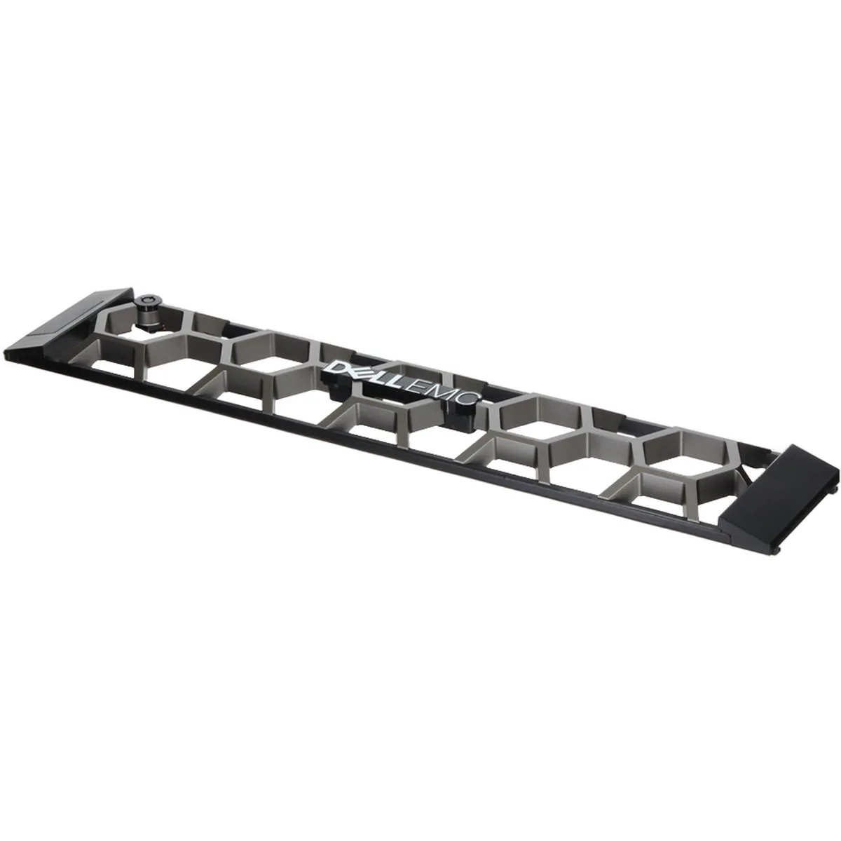 Dell EMC PowerEdge 2U rack server front bezel, silver metal grille with Dell badge