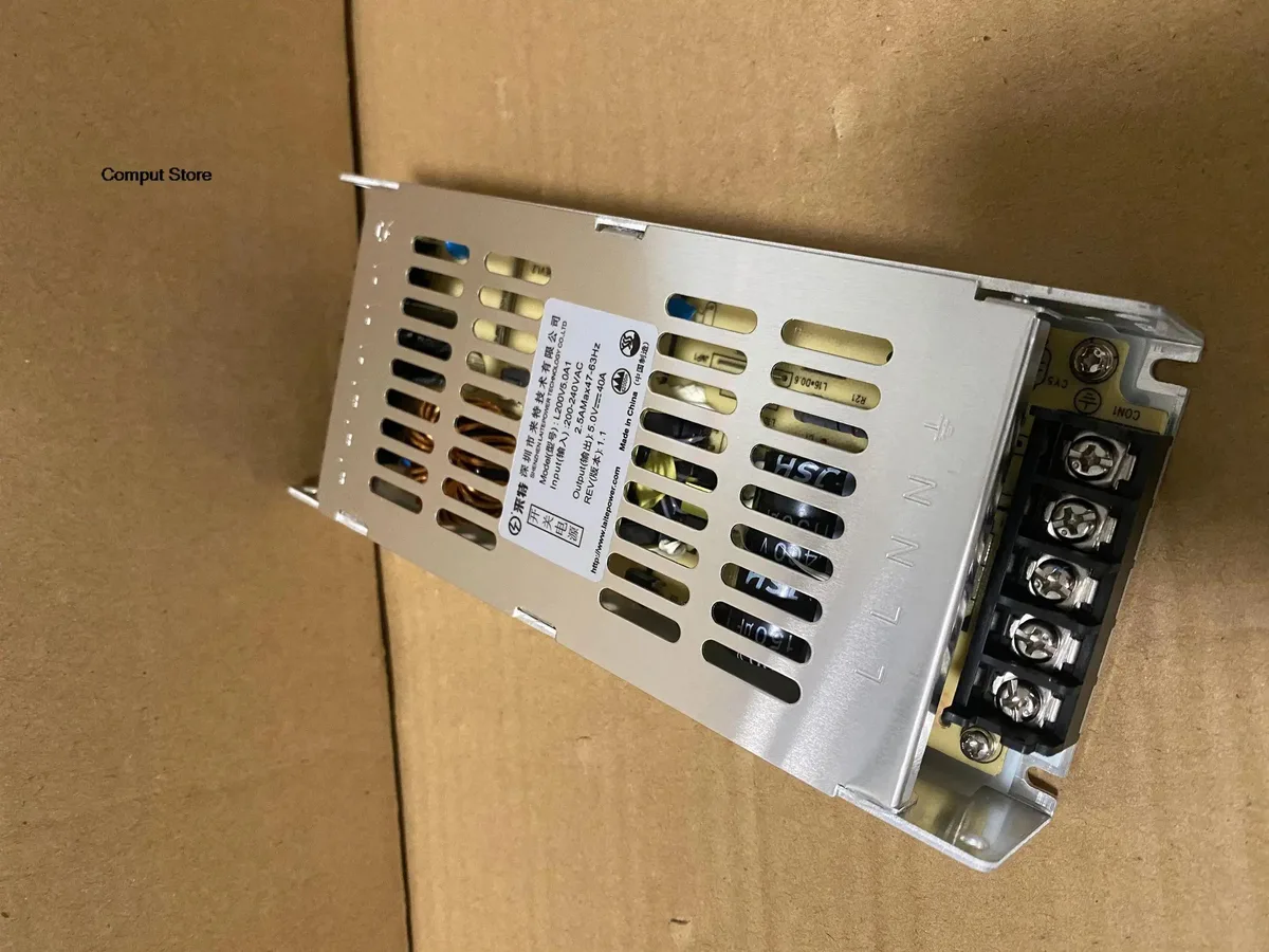 Ultra-thin ATX power supply unit, matte metal finish