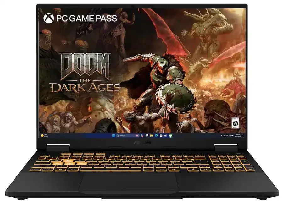ASUS ASUS TUF Gaming F16 Jaeger Gray gaming laptop — product photo